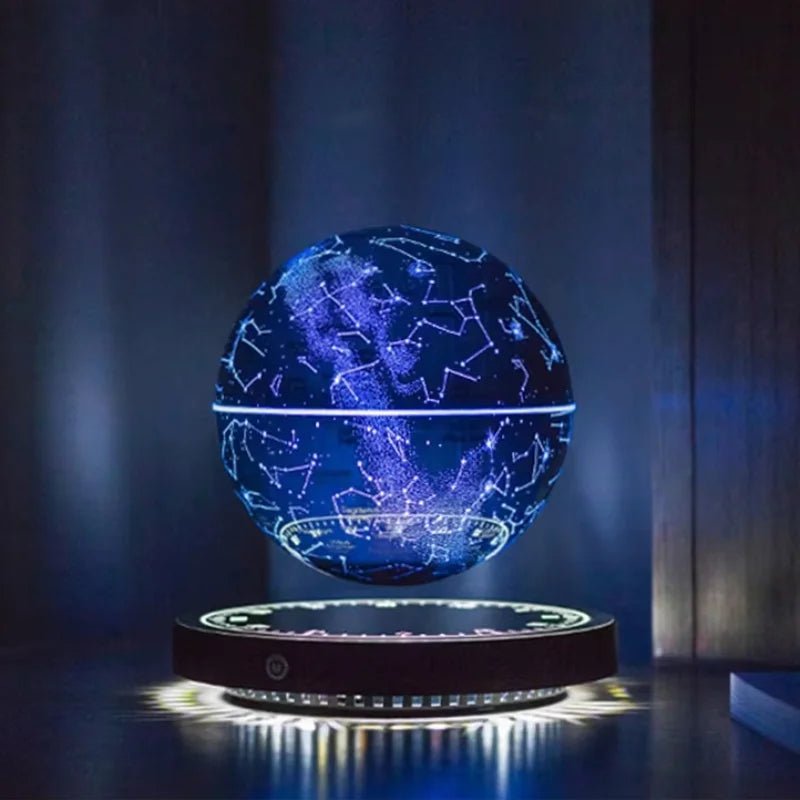 Levitating Globe Lamp – Magnetic Floating LED Earth Light - Artículos HE